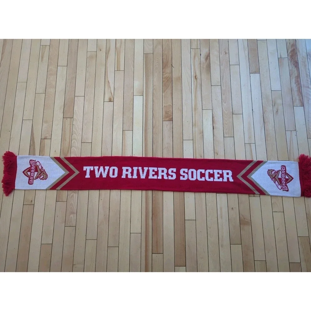 Two Rivers High School Minnesota Warriors Soccer Adult Winter Scarf